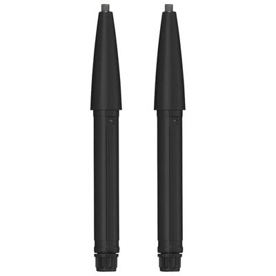 Shop Marc Jacobs Beauty Brow Wow Duo Two Brow Powder Pencil Refills 10 Black 2 X 0.003 oz/ 0.1 G