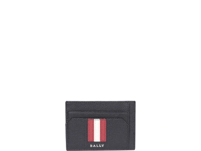 Shop Bally Tarrik Cards Holder In Black