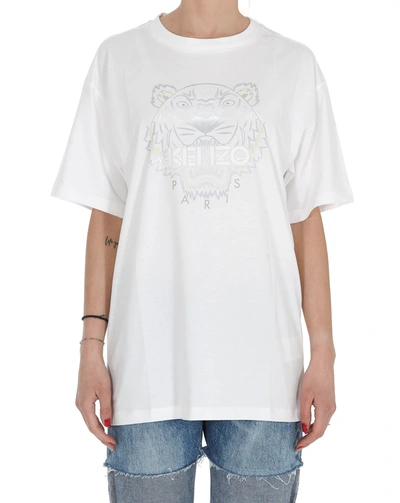 Shop Kenzo Tiger T-shirt In White
