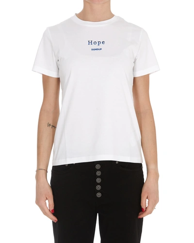 Shop Dondup T-shirt In White