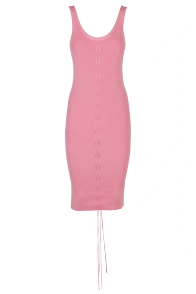 Shop Helmut Lang Dress In Wkc Rosa
