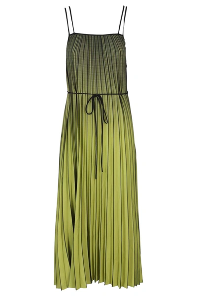 Shop Proenza Schouler Dress In Verde Nero
