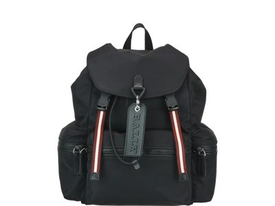 Shop Bally Crew Backpack In Black