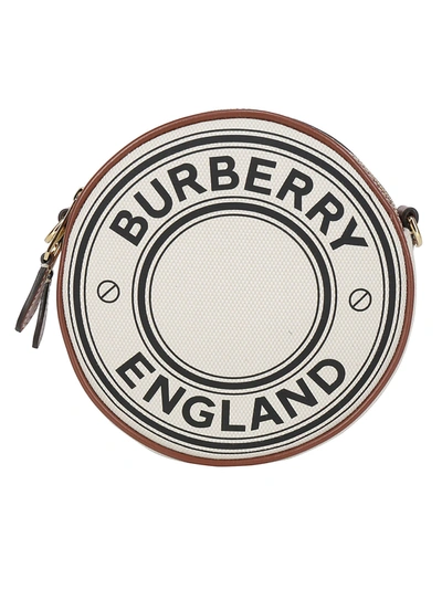 Shop Burberry Louise Shoulder Bag In Natural