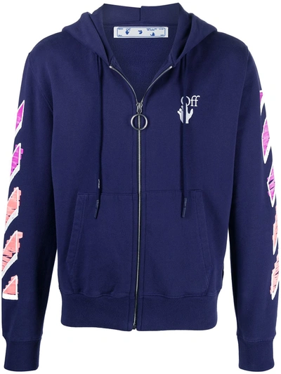 ARROWS ZIPPED HOODIE