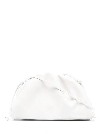 Shop Bottega Veneta The Mini Pouch Crossbody Bag In White