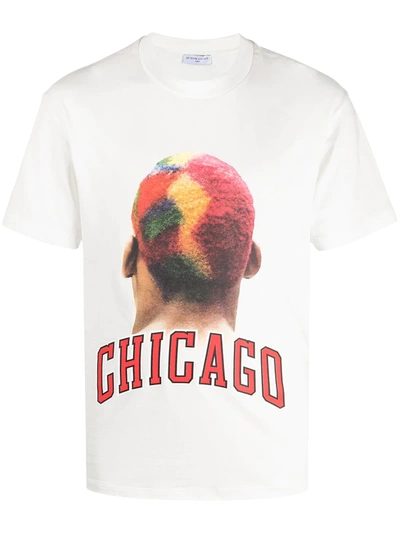 Shop Ih Nom Uh Nit Chicago-print Cotton T-shirt In White