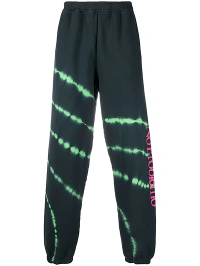 Shop Aries Tie Dye-print Track Pants In Green