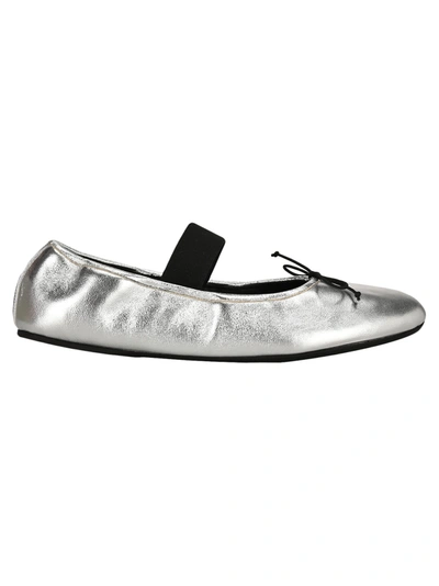 Shop Marni Ballerina Shoes In Silver