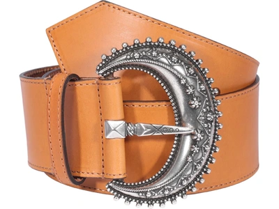 Shop Etro Belt In Brown