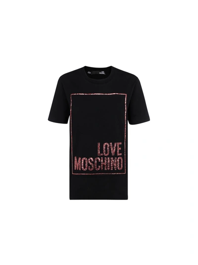 Shop Love Moschino Moschino Love T-shirt In Black