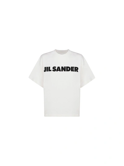 Shop Jil Sander T-shirt In Natural White