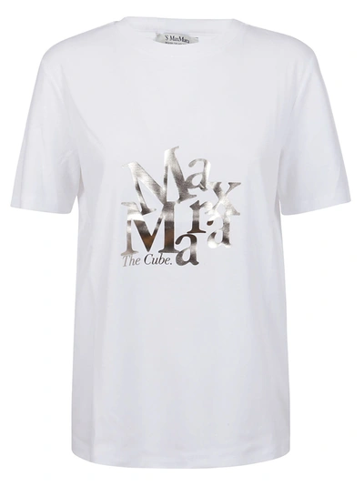Shop Max Mara White Cotton T-shirt