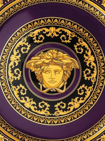 Rosenthal X Versace Medusa Service Plate (30cm) In Purple