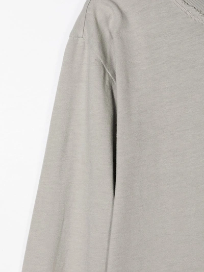 Shop Dondup Long-sleeve T-shirt In Grey