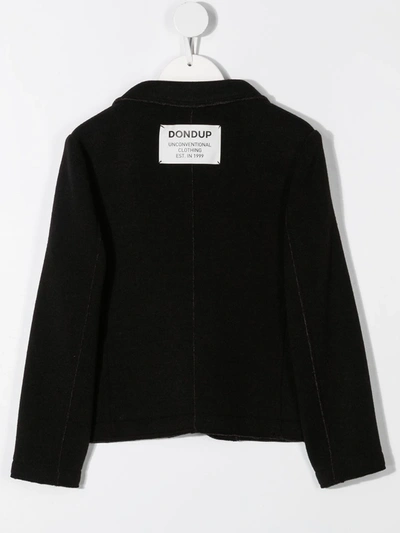 Dondup Long-sleeve Blazer In Black