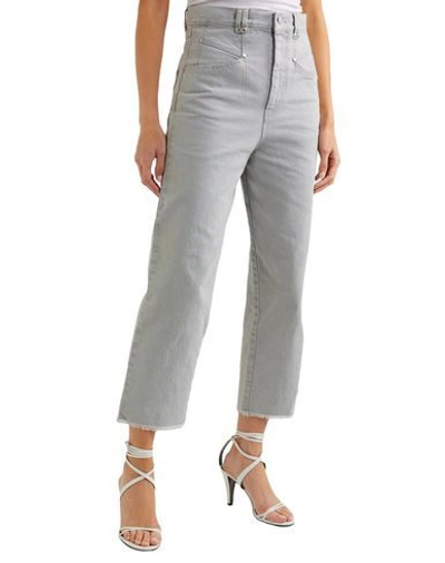 Shop Isabel Marant Jeans In Light Grey