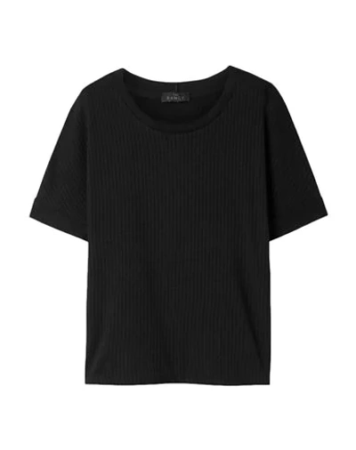 Shop The Range Woman T-shirt Black Size Xs Tencel, Cotton