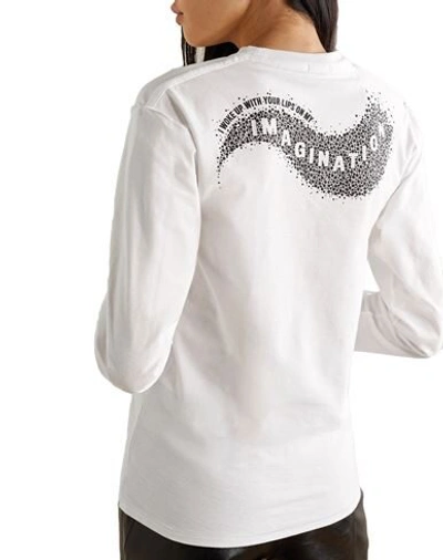 Shop Blouse Woman T-shirt White Size S Organic Cotton
