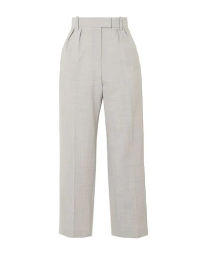 Shop Nackiyé Woman Pants Light Grey Size 8 Polyester, Virgin Wool, Elastane