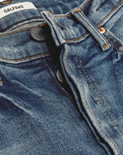 Shop Grlfrnd Woman Jeans Blue Size 31 Cotton, Lycra