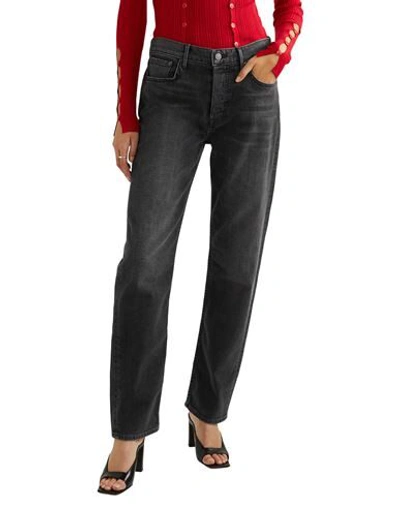 Shop Grlfrnd Woman Jeans Black Size 23 Cotton, Elastomultiester, Elastane