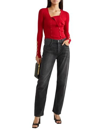 Shop Grlfrnd Woman Jeans Black Size 23 Cotton, Elastomultiester, Elastane