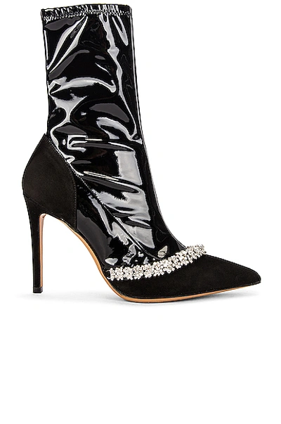 Shop Alexandre Vauthier Ane Latex Boot In Black