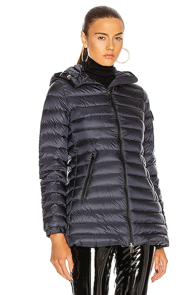 Shop Moncler Ments Giubbotto Jacket In Navy