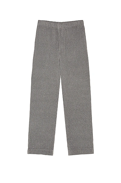 Shop Issey Miyake Heather Pleats Pant In Gray