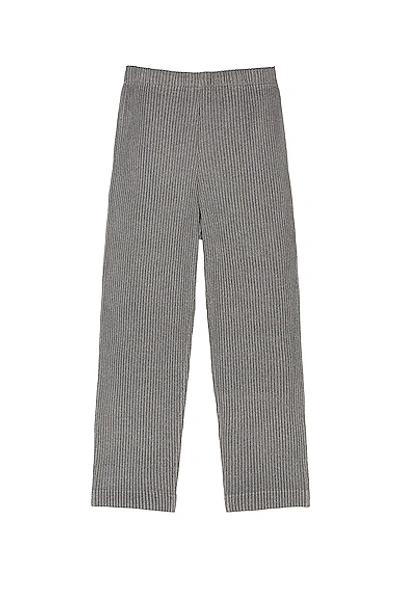 Shop Issey Miyake Heather Pleats Pant In Gray