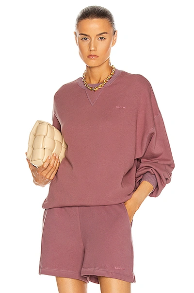 Shop Sablyn Frankie Sweatshirt In Rose