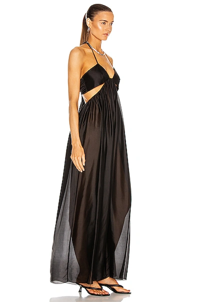 Shop Alexandre Vauthier Flowy Jumpsuit In Black