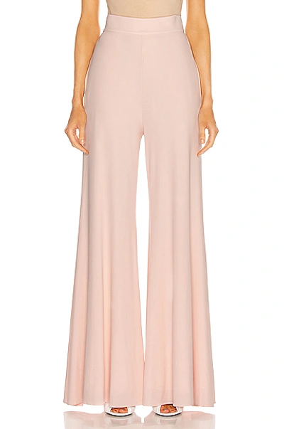 Shop Alexandre Vauthier Wide Leg Pant In Shell