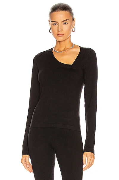 Shop Rta Lise Knit Top In Black