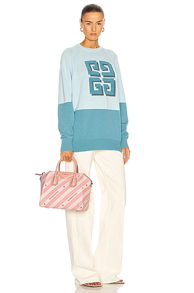 Shop Givenchy Small Antigona Bag In Light Pink