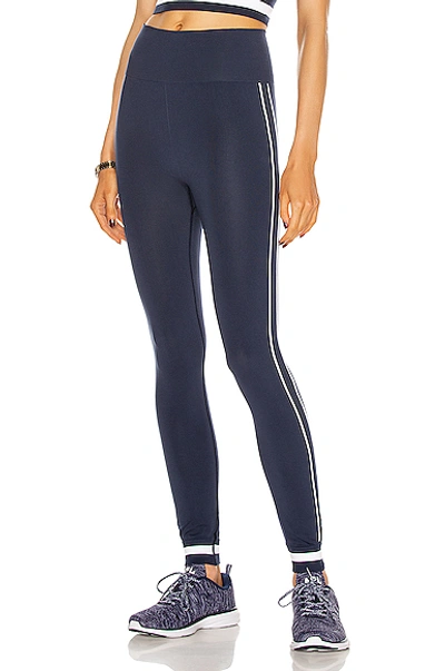 Shop The Upside Seamless Midi Pant In Navy
