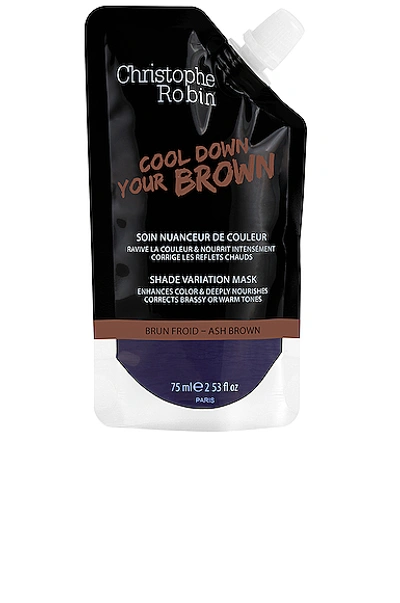 Christophe Robin Shade Variation Mask - Ash Brown Pocket 75ml In Ash Brown