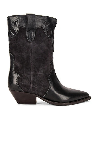 Shop Isabel Marant Duoni Boot In Faded Black