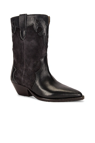 Shop Isabel Marant Duoni Boot In Faded Black