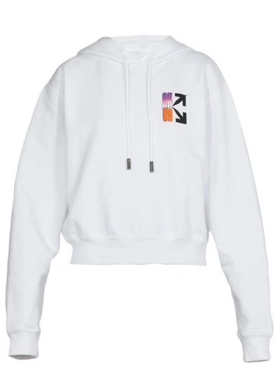 Shop Off-white Arrow Sweatshirt In White Mult