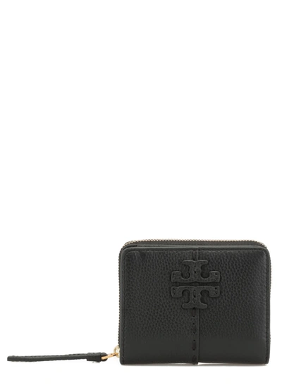 Tory Burch Toy Burch Mcgraw Bi Fold Wallet In Black | ModeSens