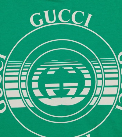 GUCCI LOGO COTTON JERSEY T-SHIRT P00535523