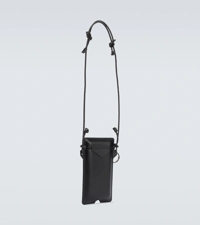 Shop Givenchy Antigona Leather Iphone Case In Black