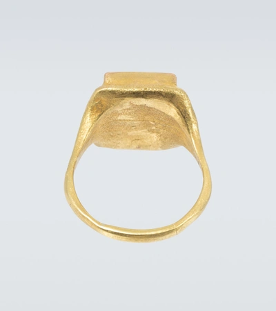 Shop Elhanati Roxy Signature Ring In Gold