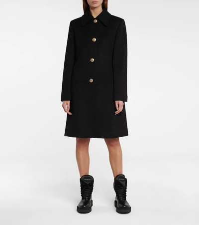 Shop Givenchy Wool And Cashmere Coat In Black