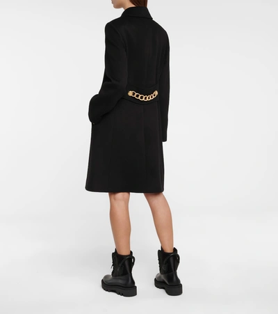 Shop Givenchy Wool And Cashmere Coat In Black