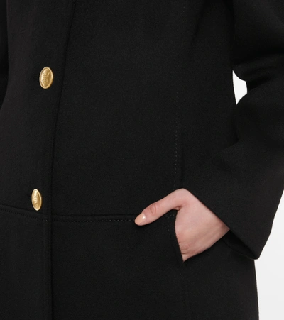 Shop Givenchy Wool And Cashmere Coat In Black