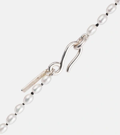 Shop Sophie Buhai Tiny Pearl And Sterling Silver Necklace In White