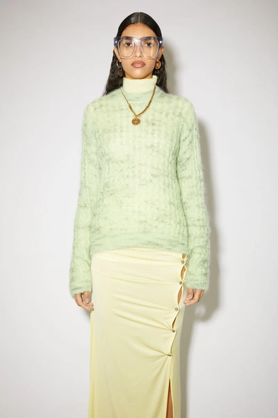 Shop Acne Studios Crew Neck Sweater Mint Green